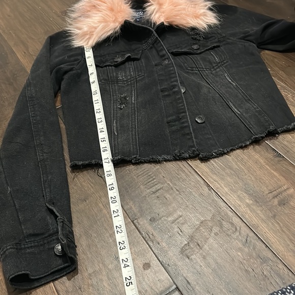 DISONO Denim Collection Cropped Black Jean Jacket - Picture 16 of 16